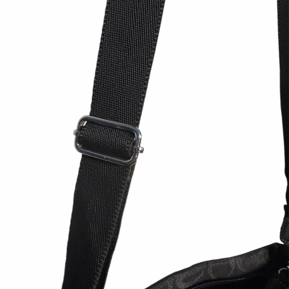 Stylish Black Patchwork Crossbody Bag - image 5